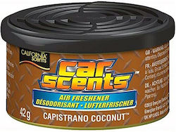 California Scents Car Air Freshener Can Console/Dashboard Capistrano Coconut