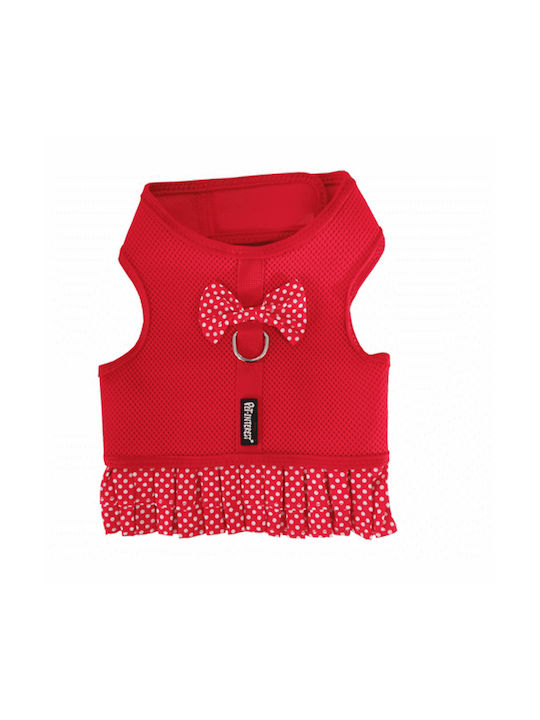 Pet Interest Dog Harness Vest Mesh Skirt Red La...