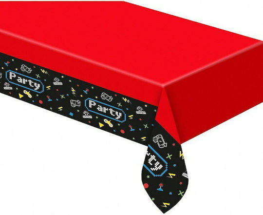 Procos Gaming Party Τραπεζομάντηλο για Party Πλαστικό 180x120cm Κόκκινο 93773
