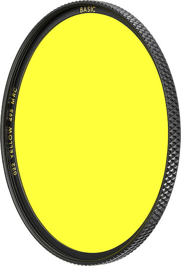B+W Жълт 495 MRC Basic Филтър CPL с Диаметър 55mm с Покритие MRC (Устойчиво на Надраскване) за Фотообективи