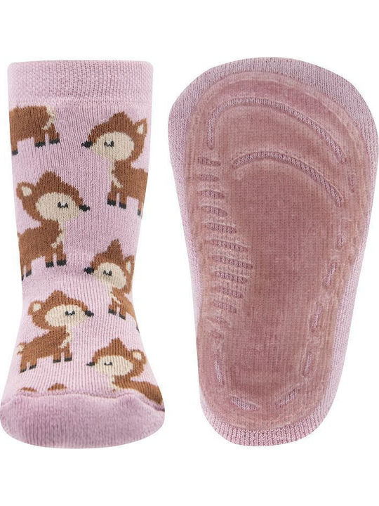 Ewers Rutschfeste Lange Kindersocken Rosa