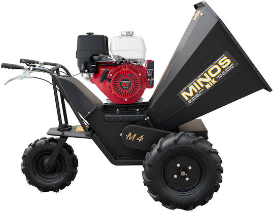 Minos Nik Self-Driving Gasoline Branch Shredder with Honda Engine