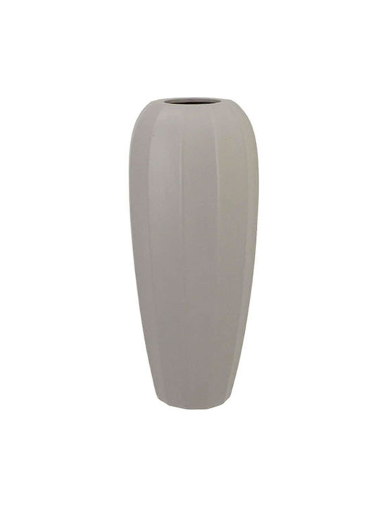 Marhome Διακοσμητικό Βάζο Keramik Gray 14x14x40cm 1Stück