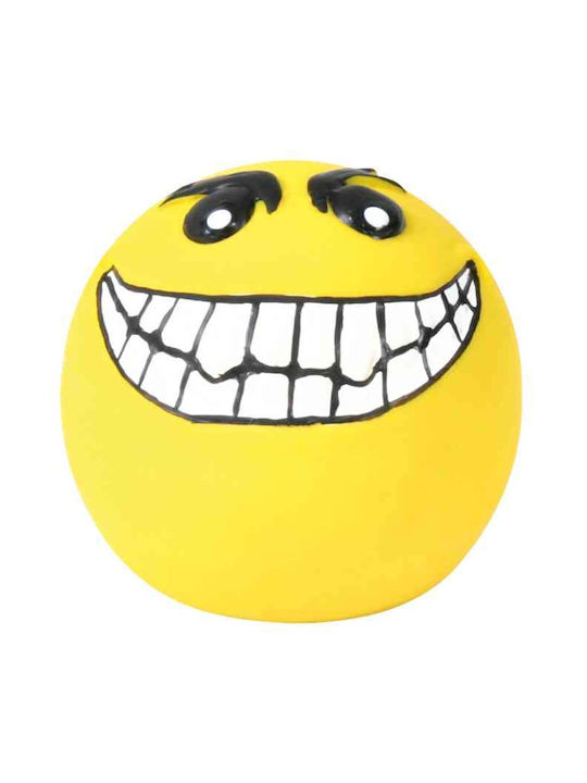 Trixie Smile Dog Toy Ball Yellow 6cm