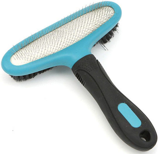 M-Pets Double-Sided Slicker Βούρτσα M για Διάφορα Μήκη Τρίχας Διπλής Όψης για Περιποίηση Τριχώματος