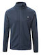 Lupot Men's Fleece Cardigan Navy Blue