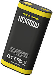 NiteCore NC10000 Power Bank 10000mAh 20W με Θύρα USB-C Power Delivery Μαύρο