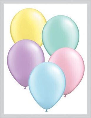 Set of 100 Balloons Latex Multicolour 28cm