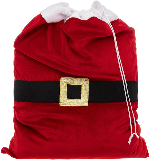 Xmas Bag Tesatura Crăciun Sac pentru Cadou Roșu 50x70cm.