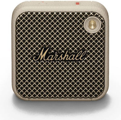 Marshall Willen 1006294 Rezistent la apă Difuzor Bluetooth 10W cu Durată de Funcționare a Bateriei până la 15 ore Cream
