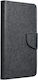 Fancy Wallet Δερματίνης Μαύρο (Redmi 10A)