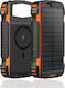 4Smarts Rugged Titanpack Ultimag Ηλιακό MagSafe Power Bank 20000mAh 15W με Θύρα USB-A και Θύρα USB-C Power Delivery / Quick Charge 3.0 Black/Orange