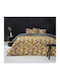 Nima Duvet Cover Set Cotton Single with Pillowcase 160x240 Zinnia Yellow