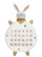 A-S Calendar Christmas Advent Calendar White 43x63cm