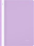 Metron Clipboard with Spring for Paper A4 Purple Ανοιχτό χωρίς Οπές 1pcs 58300.LV