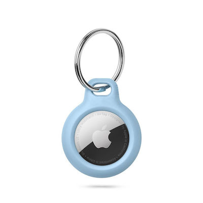Tech-Protect Rough Keychain Case for AirTag Sky Blue