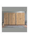 Suport pentru pantofi Buseto 2k cu 5 Rafturi Oak L67.5xW35xH195cm