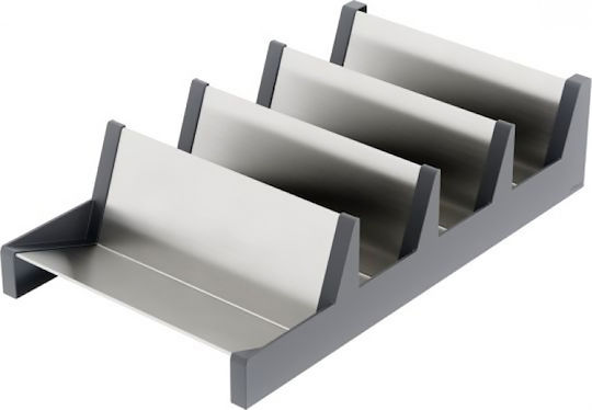 Blum Plastic Tabletop Spice Rack Organizer Gray
