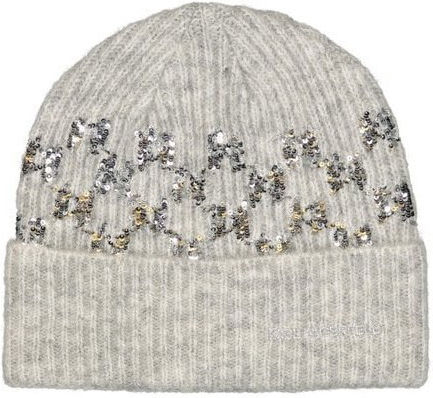 Beanie Frauen Beanie Gestrickt in Gray Farbe