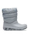 Classic Neo Puff Kids Snow Boots Gray