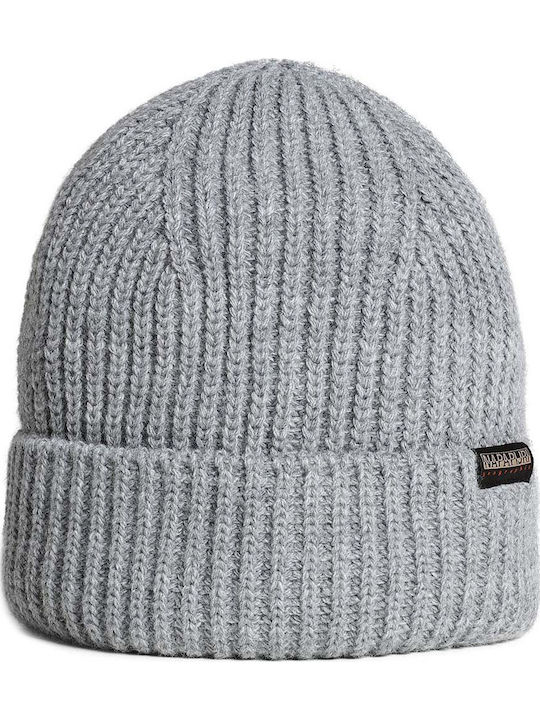Foli 3 Beanie Ανδρικός Σκούφος με Rib Πλέξη σε Γκρι χρώμα NP0A4GK81601