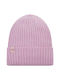 Buff Norval Beanie Frauen Beanie mit Rippstrick in Rosa Farbe