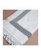White Fabric Badematte Baumwolle Rechteckig Jody 8000610 White 50x70cm