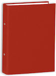 Skag Clipboard with 4 Rings for Paper A4 Red 290-4-25 1pcs