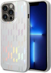 Karl Lagerfeld Iridescent Monogram Ασημί (iPhone 14 Pro Max) Karl Lagerfeld Iridescent Monogram Ασημί (iPhone 14 Pro Max)