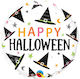 Μπαλόνι Foil Halloween Στρογγυλό Witches Hats Πολύχρωμο 46εκ.