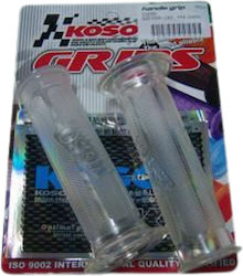 Koso Motorcycle Grips in Transparent Colour 66203126