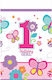 Amscan 1st Birthday Girl Party Tablecover Plastic 259x137cm 571422