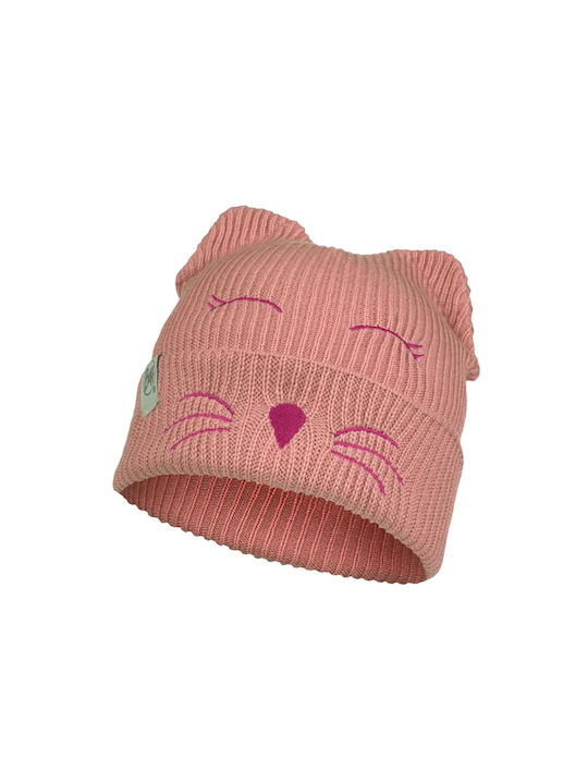 Buff Cat Παιδικό Σκουφάκι Πλεκτό Ροζ
