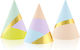 Party Hats Party Hats Παστέλ Mix 6pcs