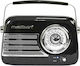 Madison Freesound VR30B Retro mit Bluetooth und USB Schwarz