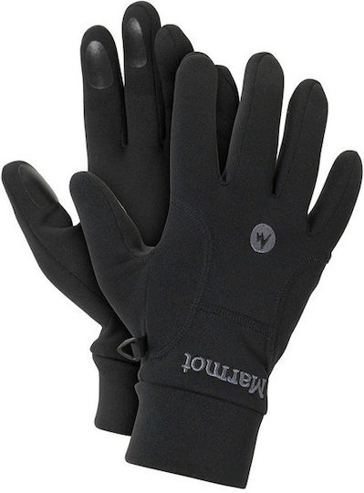 Marmot Power Stretch Gloves Mountain Climbing and Climbing with Thermal Insulation Black