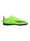Adidas X Speedportal 4 TF Χαμηλά Ποδοσφαιρικά Παπούτσια με Σχάρα Solar Green / Core Black / Solar Yellow