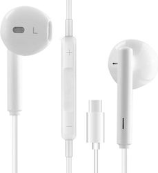 Ezra EP-41 In-ear Handsfree with USB-C Connector White
