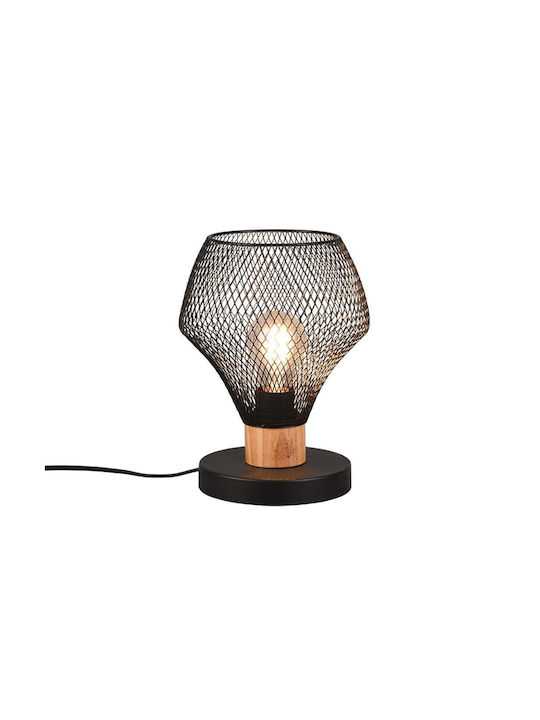 Trio Lighting Valeria Tabletop Decorative Lamp with Socket for Bulb E27 Black