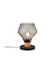 Trio Lighting Valeria Tischlampe Dekorative Lampe mit Fassung für Lampe E27 Schwarz