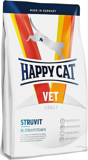 Happy Cat Vet Adult Struvit Dry Food for Adult Cats with Sensitive Urinary with Meat 1kg