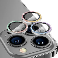 Enkay Glitter Προστασία Κάμερας Tempered Glass Colorful για το iPhone 14 Pro / 14 Pro Max