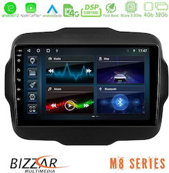 Bizzar Sisteme audio auto pentru Jeep Renegade 2015-2019 (Bluetooth/USB/WiFi/GPS) cu Ecran Tactil 9"