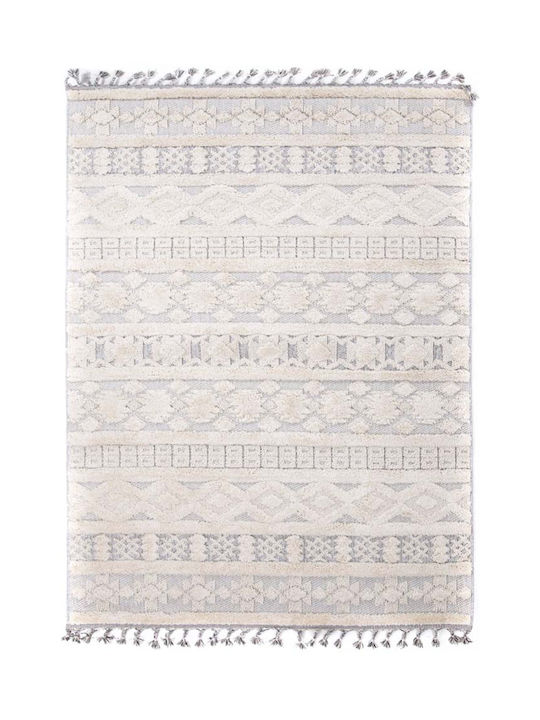 Royal Carpet 727A Χαλί Ορθογώνιο με Κρόσια White / Light Grey