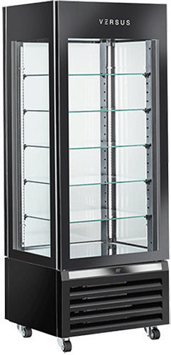 Cool Head Kühlvitrine Standgerät mit 5 Ebenen mit Kapazität 440Es 70x65x190cm
