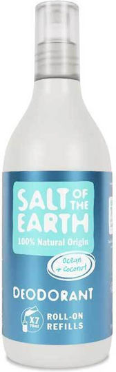 Salt of the Earth Ocean & Coconut Φυσικό Αποσμητικό Refill Χωρίς Αλουμίνιο 525ml