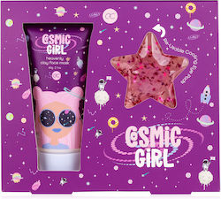 Accentra Cosmic Girl Heavenly Skin Care Set for Facial Cleaning with Face Mask