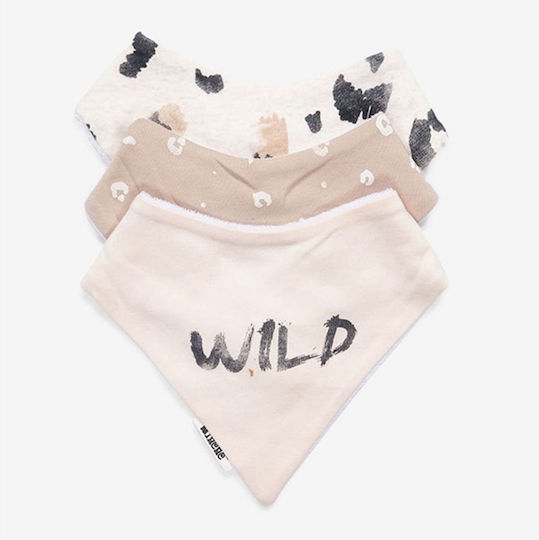 Minene Μπαντάνα από 100% Βαμβάκι με Κουμπί Wild 3τμχ