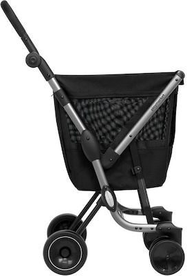 Fabric Shopping Trolley Black