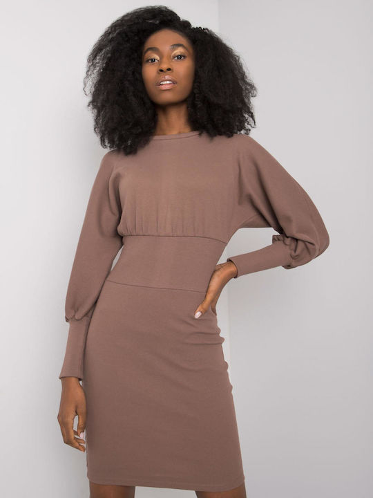 Rue Paris Mini Dress Brown